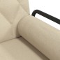 vidaXL Schlafsofa mit Armlehnen Creme Stoff vidaXL Schlafsofa mit Armlehnen Creme Stoff