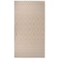 vidaXL Outdoor-Teppich Flachgewebe 80x150 cm Braun Gestreift vidaXL Outdoor-Teppich Flachgewebe 80x150 cm Braun Gestreift