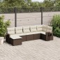 vidaXL 7-tlg. Garten-Sofagarnitur mit Kissen Braun Poly Rattan vidaXL 7-tlg. Garten-Sofagarnitur mit Kissen Braun Poly Rattan