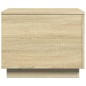 vidaXL Couchtisch mit LED-Leuchten Sonoma-Eiche 50x50x40 cm vidaXL Couchtisch mit LED-Leuchten Sonoma-Eiche 50x50x40 cm