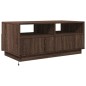 vidaXL Couchtisch mit LED-Leuchten Braun Eichen-Optik 90x49x40 cm vidaXL Couchtisch mit LED-Leuchten Braun Eichen-Optik 90x49x40 cm