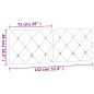vidaXL Kopfteil-Kissen Dunkelgrau 140 cm Samt