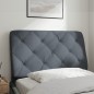 vidaXL Kopfteil-Kissen Dunkelgrau 90 cm Samt vidaXL Kopfteil-Kissen Dunkelgrau 90 cm Samt