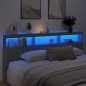 vidaXL LED-Kopfteil mit Ablage Betongrau 220x17x102 cm vidaXL LED-Kopfteil mit Ablage Betongrau 220x17x102 cm