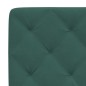 vidaXL Bettgestell mit LED-Leuchten Dunkelgrün 140x200 cm Samt vidaXL Bettgestell mit LED-Leuchten Dunkelgrün 140x200 cm Samt