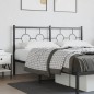 vidaXL Kopfteil Metall Schwarz 160 cm vidaXL Kopfteil Metall Schwarz 160 cm