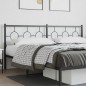 vidaXL Kopfteil Metall Schwarz 193 cm vidaXL Kopfteil Metall Schwarz 193 cm
