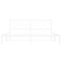vidaXL Bettgestell mit Kopfteil Metall Weiß 183x213 cm vidaXL Bettgestell mit Kopfteil Metall Weiß 183x213 cm