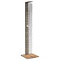vidaXL Gartendusche Grau 50x55x224 cm Poly Rattan und Akazienholz vidaXL Gartendusche Grau 50x55x224 cm Poly Rattan und Akazienholz
