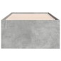 vidaXL Tagesbett mit Schubladen Betongrau 90x200 cm Holzwerkstoff vidaXL Tagesbett mit Schubladen Betongrau 90x200 cm Holzwerkstoff