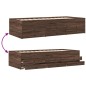 vidaXL Tagesbett Schubladen Braun Eiche-Optik 90x200 cm Holzwerkstoff vidaXL Tagesbett Schubladen Braun Eiche-Optik 90x200 cm Holzwerkstoff