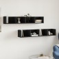 vidaXL Wandschränke 2 Stk. Schwarz 99x18x16,5 cm Holzwerkstoff vidaXL Wandschränke 2 Stk. Schwarz 99x18x16,5 cm Holzwerkstoff