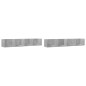vidaXL Wandschränke 2 Stk. Betongrau 99x18x16,5 cm Holzwerkstoff vidaXL Wandschränke 2 Stk. Betongrau 99x18x16,5 cm Holzwerkstoff
