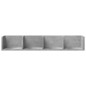 vidaXL Wandschränke 2 Stk. Betongrau 99x18x16,5 cm Holzwerkstoff vidaXL Wandschränke 2 Stk. Betongrau 99x18x16,5 cm Holzwerkstoff