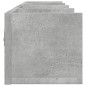 vidaXL Wandschränke 2 Stk. Betongrau 99x18x16,5 cm Holzwerkstoff vidaXL Wandschränke 2 Stk. Betongrau 99x18x16,5 cm Holzwerkstoff