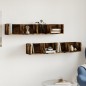 vidaXL Wandschränke 2 Stk. Räuchereiche 99x18x16,5 cm Holzwerkstoff vidaXL Wandschränke 2 Stk. Räuchereiche 99x18x16,5 cm Holzwerkstoff