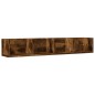 vidaXL Wandschränke 2 Stk. Räuchereiche 99x18x16,5 cm Holzwerkstoff vidaXL Wandschränke 2 Stk. Räuchereiche 99x18x16,5 cm Holzwerkstoff