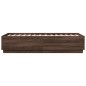vidaXL Bettgestell mit LED Braun Eichen-Optik 75x190 cm Holzwerkstoff vidaXL Bettgestell mit LED Braun Eichen-Optik 75x190 cm Holzwerkstoff