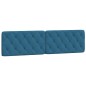 vidaXL Bettgestell mit Kopfteil Blau 200x200 cm Samt vidaXL Bettgestell mit Kopfteil Blau 200x200 cm Samt
