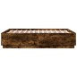 vidaXL Bettgestell Räuchereiche 140x190 cm Holzwerkstoff vidaXL Bettgestell Räuchereiche 140x190 cm Holzwerkstoff