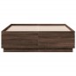 vidaXL Bettgestell Braun Eichen-Optik 140x190 cm Holzwerkstoff vidaXL Bettgestell Braun Eichen-Optik 140x190 cm Holzwerkstoff