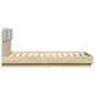 vidaXL Bettgestell mit Kopfteil Sonoma-Eiche 140x190 cm Holzwerkstoff vidaXL Bettgestell mit Kopfteil Sonoma-Eiche 140x190 cm Holzwerkstoff