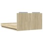 vidaXL Bettgestell mit Kopfteil Sonoma-Eiche 140x190 cm Holzwerkstoff vidaXL Bettgestell mit Kopfteil Sonoma-Eiche 140x190 cm Holzwerkstoff