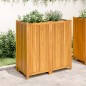 vidaXL Pflanzkübel mit Einlage 100x50x100 cm Massivholz Akazie vidaXL Pflanzkübel mit Einlage 100x50x100 cm Massivholz Akazie