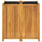 vidaXL Pflanzkübel mit Einlage 100x50x100 cm Massivholz Akazie vidaXL Pflanzkübel mit Einlage 100x50x100 cm Massivholz Akazie