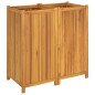 vidaXL Pflanzkübel mit Einlage 100x50x100 cm Massivholz Akazie vidaXL Pflanzkübel mit Einlage 100x50x100 cm Massivholz Akazie