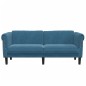 vidaXL Sofa 2-Sitzer Blau Samt vidaXL Sofa 2-Sitzer Blau Samt