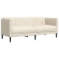 vidaXL Sofa 2-Sitzer Creme Stoff vidaXL Sofa 2-Sitzer Creme Stoff