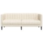 vidaXL Sofa 2-Sitzer Creme Stoff vidaXL Sofa 2-Sitzer Creme Stoff