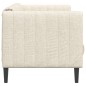 vidaXL Sofa 2-Sitzer Creme Stoff vidaXL Sofa 2-Sitzer Creme Stoff