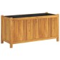 vidaXL Pflanzkübel mit Einlage 99,5x38x50 cm Massivholz Akazie vidaXL Pflanzkübel mit Einlage 99,5x38x50 cm Massivholz Akazie