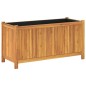 vidaXL Pflanzkübel mit Einlage 99,5x38x50 cm Massivholz Akazie vidaXL Pflanzkübel mit Einlage 99,5x38x50 cm Massivholz Akazie