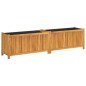 vidaXL Pflanzkübel mit Einlage 199x38,5x50 cm Massivholz Akazie vidaXL Pflanzkübel mit Einlage 199x38,5x50 cm Massivholz Akazie