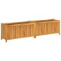 vidaXL Pflanzkübel mit Einlage 199x38,5x50 cm Massivholz Akazie vidaXL Pflanzkübel mit Einlage 199x38,5x50 cm Massivholz Akazie
