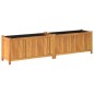 vidaXL Pflanzkübel mit Einlage 199x38,5x50 cm Massivholz Akazie vidaXL Pflanzkübel mit Einlage 199x38,5x50 cm Massivholz Akazie