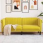 vidaXL Sofa 2-Sitzer Gelb Samt vidaXL Sofa 2-Sitzer Gelb Samt