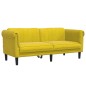 vidaXL Sofa 2-Sitzer Gelb Samt vidaXL Sofa 2-Sitzer Gelb Samt