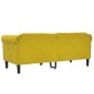 vidaXL Sofa 2-Sitzer Gelb Samt vidaXL Sofa 2-Sitzer Gelb Samt