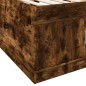 vidaXL Tagesbett mit Schubladen Räuchereiche 90x200 cm Holzwerkstoff vidaXL Tagesbett mit Schubladen Räuchereiche 90x200 cm Holzwerkstoff