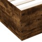 vidaXL Bettgestell Räuchereiche 160x200 cm Holzwerkstoff vidaXL Bettgestell Räuchereiche 160x200 cm Holzwerkstoff