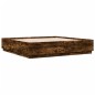 vidaXL Bettgestell Räuchereiche 200x200 cm Holzwerkstoff vidaXL Bettgestell Räuchereiche 200x200 cm Holzwerkstoff