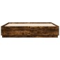 vidaXL Bettgestell Räuchereiche 200x200 cm Holzwerkstoff vidaXL Bettgestell Räuchereiche 200x200 cm Holzwerkstoff