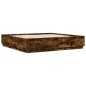 vidaXL Bettgestell Räuchereiche 200x200 cm Holzwerkstoff vidaXL Bettgestell Räuchereiche 200x200 cm Holzwerkstoff