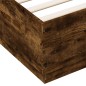 vidaXL Bettgestell Räuchereiche 200x200 cm Holzwerkstoff vidaXL Bettgestell Räuchereiche 200x200 cm Holzwerkstoff