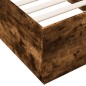 vidaXL Bettgestell Räuchereiche 90x190 cm Holzwerkstoff vidaXL Bettgestell Räuchereiche 90x190 cm Holzwerkstoff
