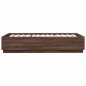 vidaXL Bettgestell Braun Eichen-Optik 120x200 cm Holzwerkstoff vidaXL Bettgestell Braun Eichen-Optik 120x200 cm Holzwerkstoff